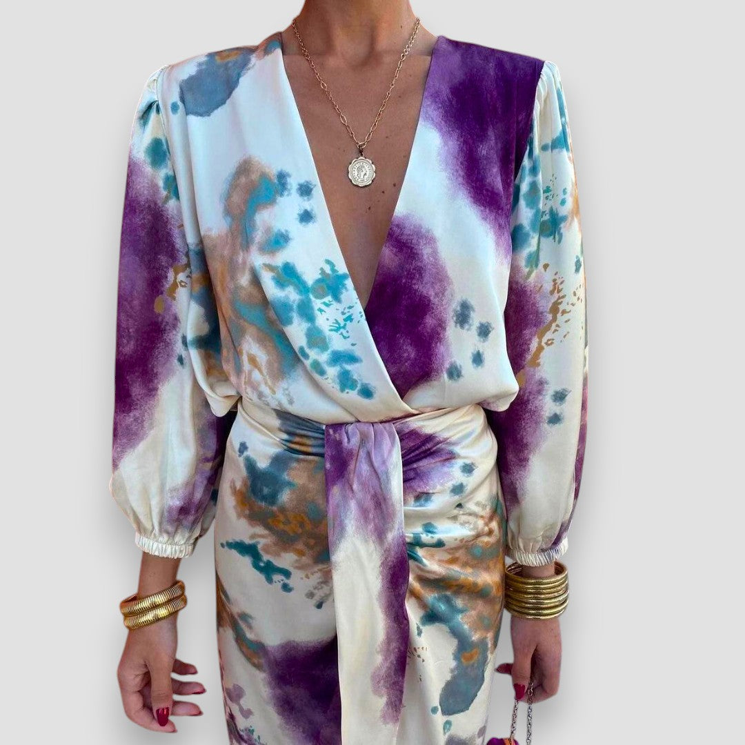 Amara | Elegant V-ringad Klänning