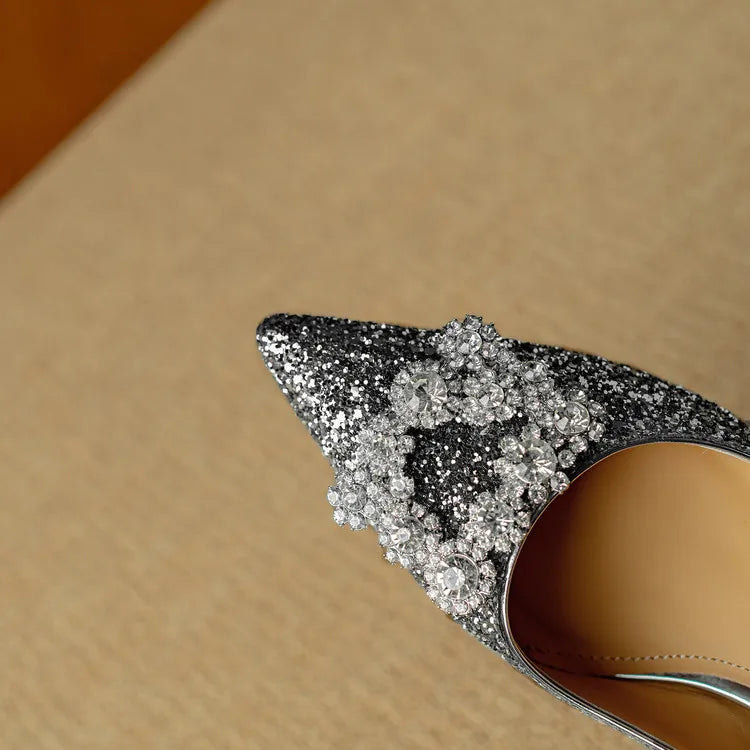 Gloria | Glittriga Pumpar