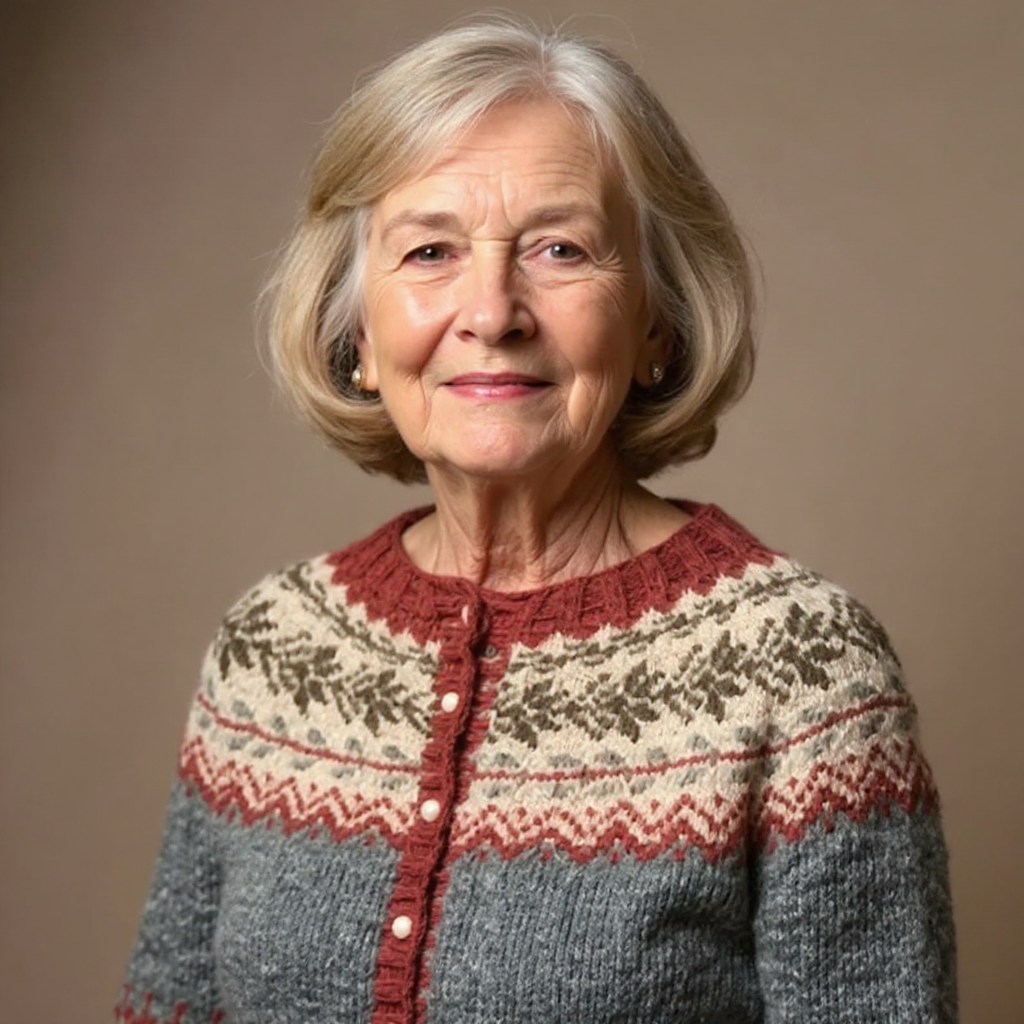 Jessica | Vintage stickade kofta