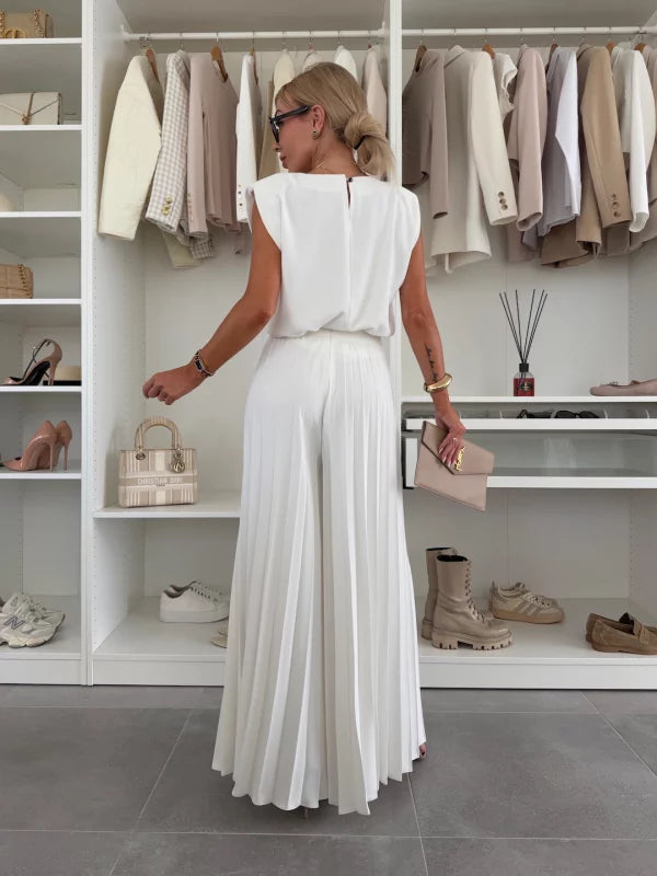 Marian - Elegant Plisserad Set