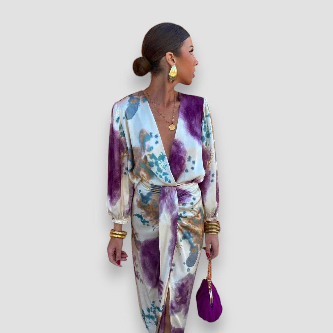 Amara | Elegant V-ringad Klänning