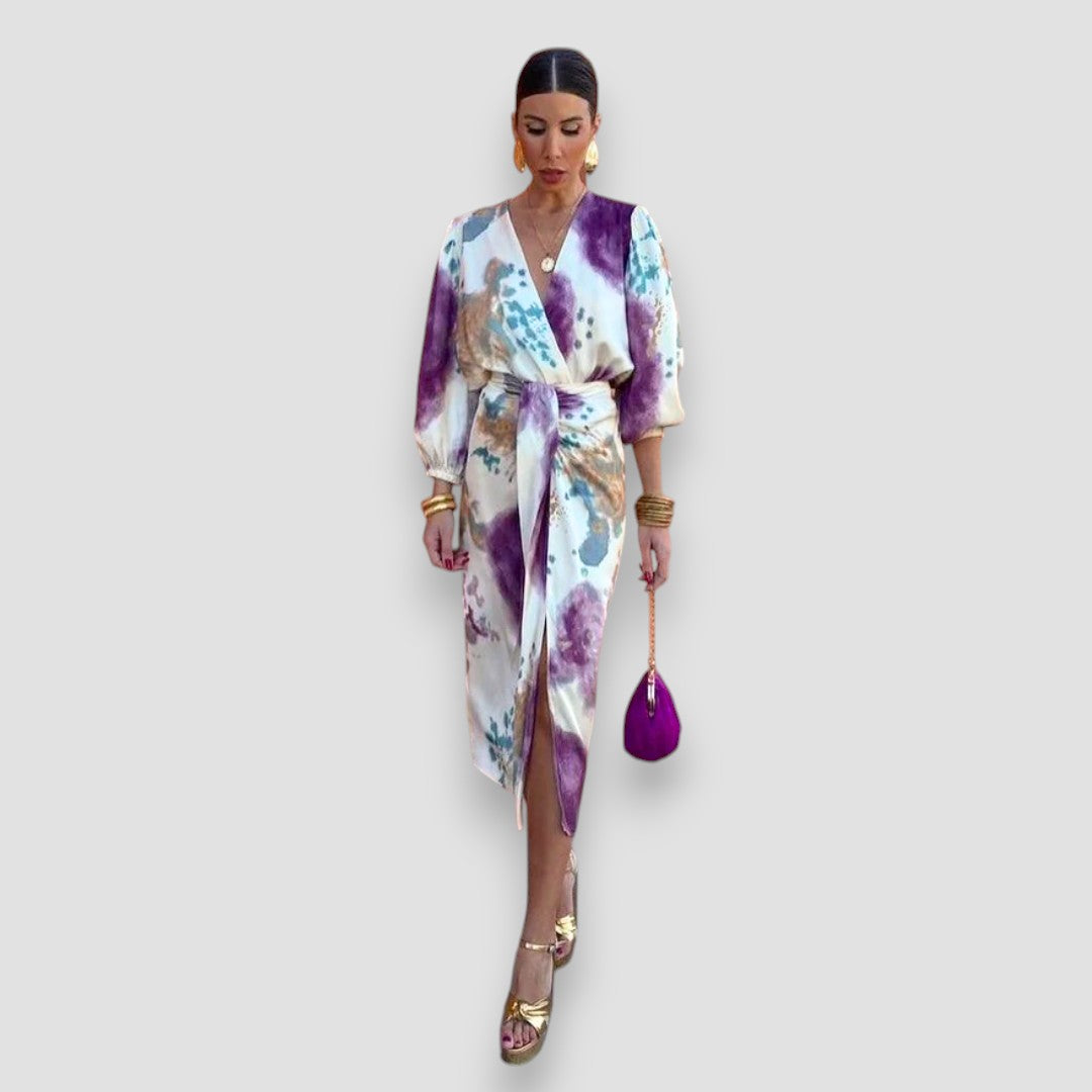 Amara | Elegant V-ringad Klänning