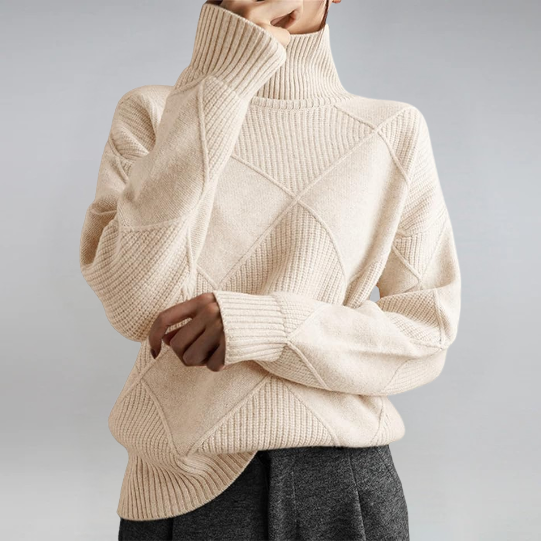 Selvia | Lyxig Turtleneck Tröja