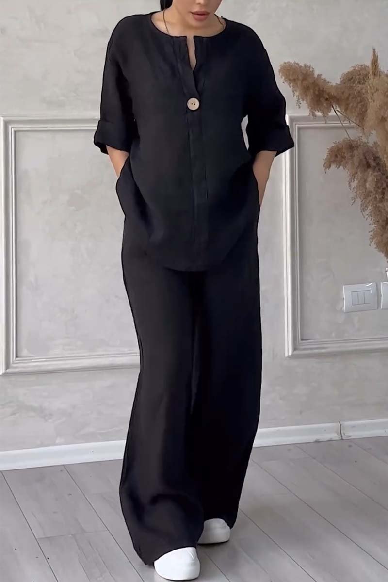 Mirelda - Avslappnad Tvådelad Lounge Set